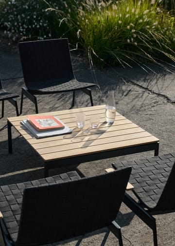 Mesa de centro Ville Outdoor AV50 - Warm black-teak - &Tradition