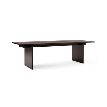 Mesa de jantar Ita OS2 com gestão de cabos 95x260 cm - Dark stained oak - &Tradition