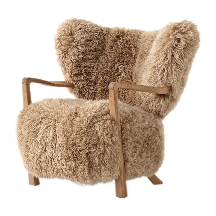 Poltrona Wulff Lounge Chair ATD2 - Carvalho oleado-Sheepskin honey - &Tradition