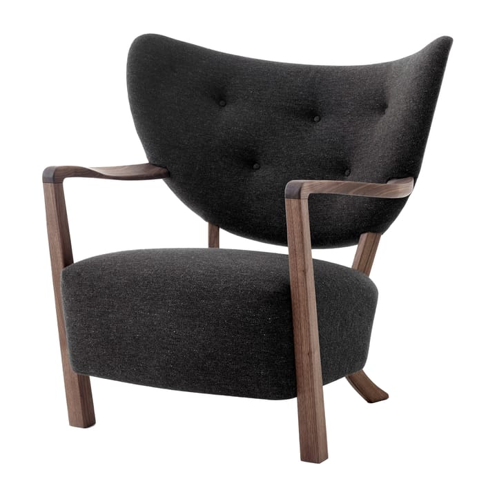 Poltrona Wulff Lounge Chair ATD2 - Nogueira oleada-Hallingdal - &Tradition