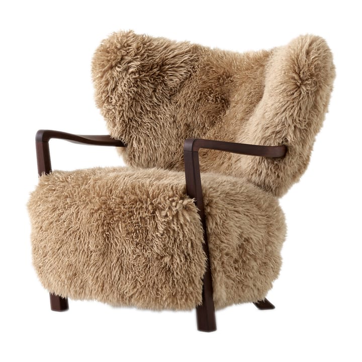 Poltrona Wulff Lounge Chair ATD2 - Nogueira oleada-Sheepskin mel - &Tradition