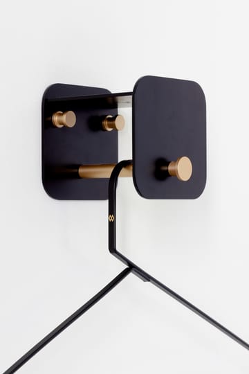 Cabide de parede Hang in There - Black-brass - Umage