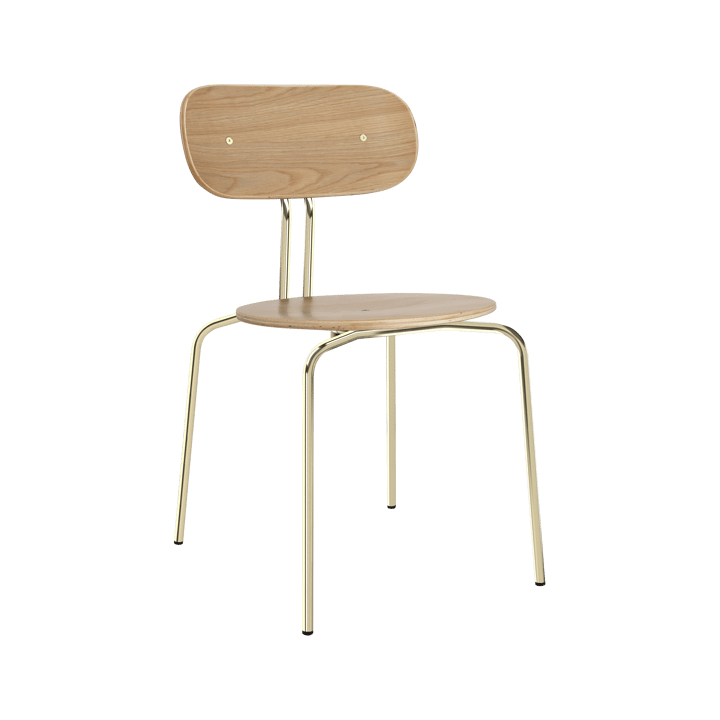 Cadeira Curious - Oak-brass legs - Umage