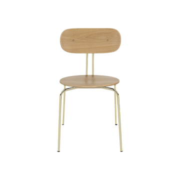 Cadeira Curious - Oak-brass legs - Umage