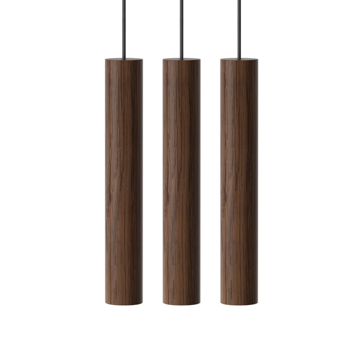 Candeeiro 3 Chimes - carvalho escuro - Umage