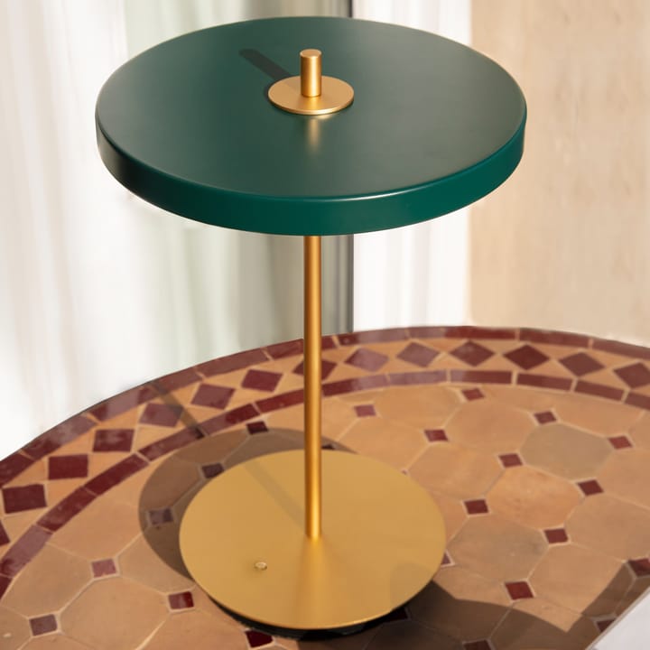 Candeeiro de mesa Asteria Move, Forest green Umage