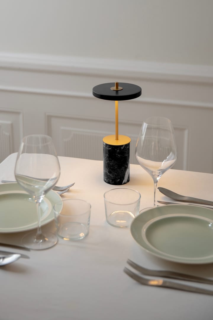 Candeeiro de mesa Asteria Move Mini Ø12x25,5 cm - Black marble - Umage