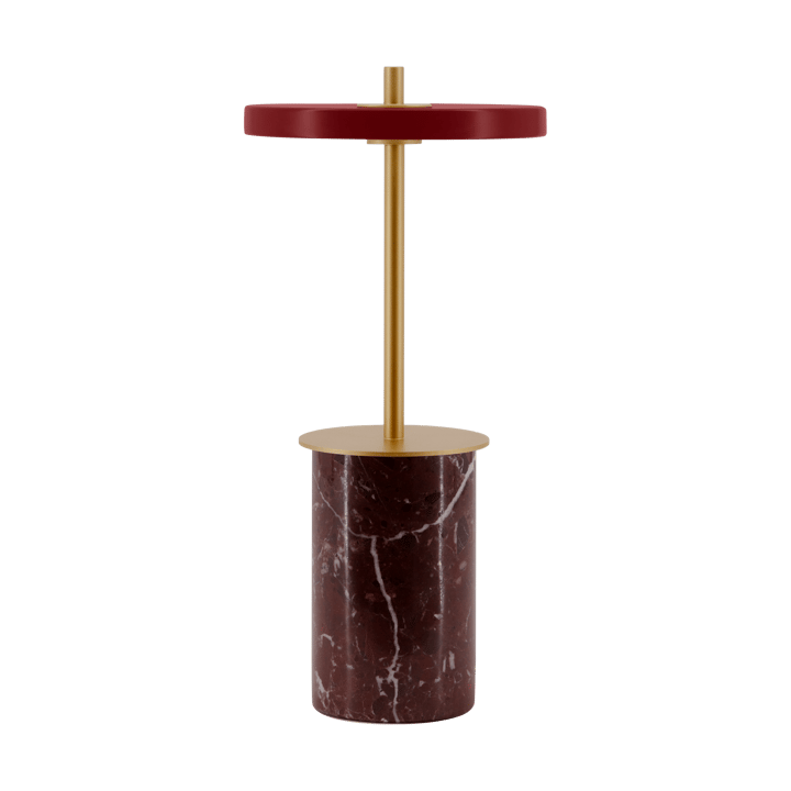 Candeeiro de mesa Asteria Move Mini Ø12x25,5 cm - Red marble - Umage