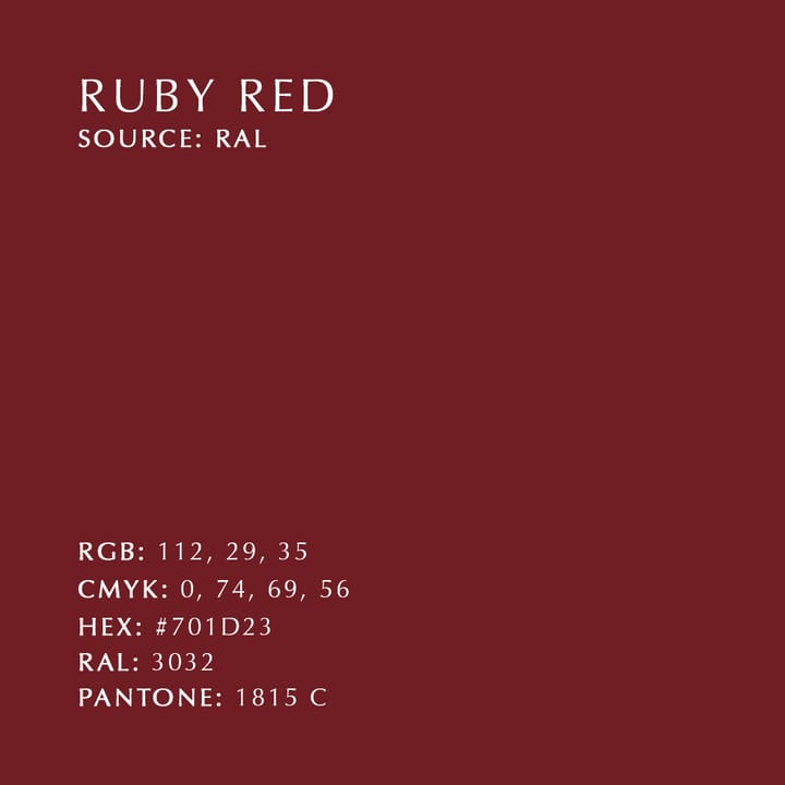 Candeeiro de mesa Asteria - Ruby red - Umage