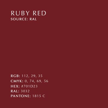 Candeeiro de teto Asteria Micro - Ruby red - Umage