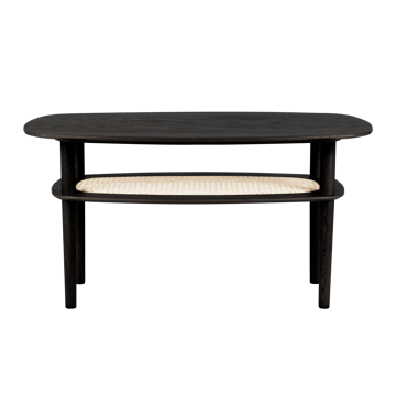 Mesa de centro Together Sleek Rectangle 60x100 cm - Black oak - Umage