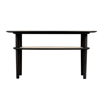 Mesa de centro Together Sleek Rectangle 60x100 cm - Black oak - Umage