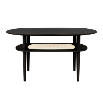 Mesa de centro Together Smooth Square 100x100 cm - Black oak - Umage