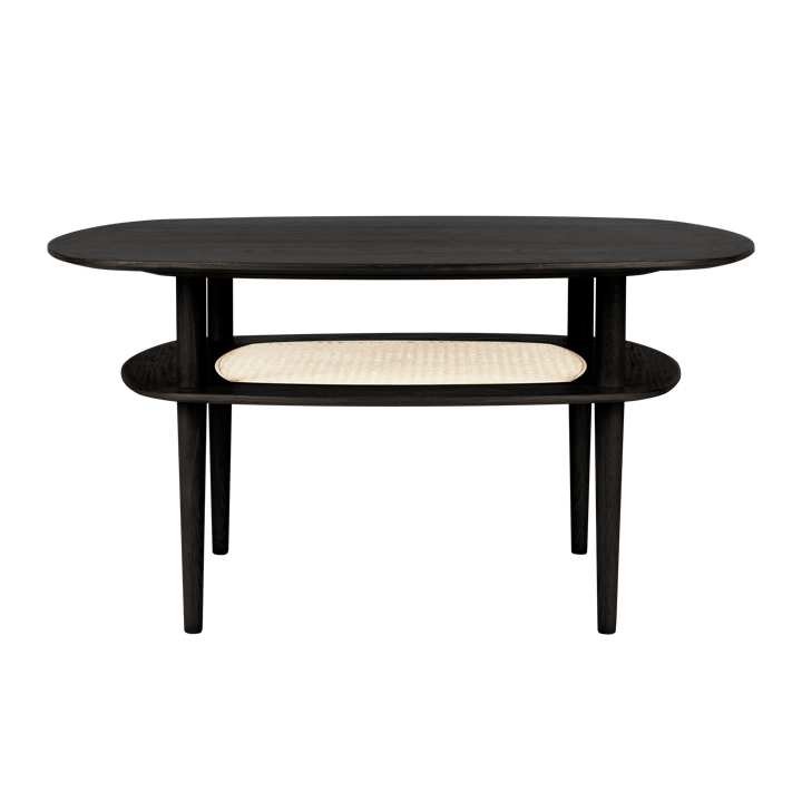 Mesa de centro Together Smooth Square 100x100 cm - Black oak - Umage