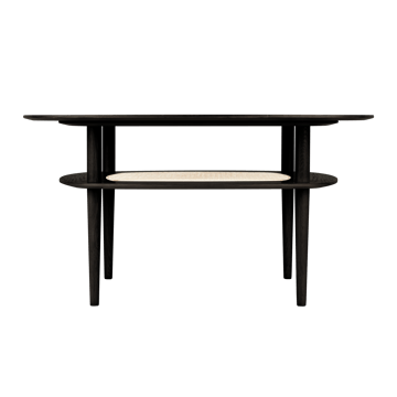 Mesa de centro Together Smooth Square 100x100 cm - Black oak - Umage