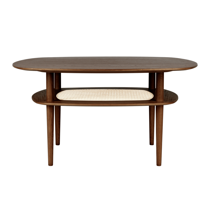 Mesa de centro Together Smooth Square 100x100 cm - Dark oak - Umage