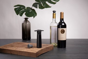 Conjunto de presente Vacuvin Wine Saver - Preto - Vacuvin