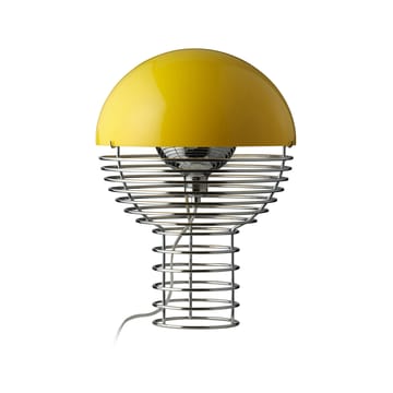 Candeeiro de mesa Wire Ø30 cm  - cromo-amarelo - Verpan