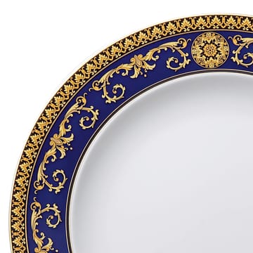 Prato de refeição Versace Medusa Blue - 27 cm - Versace