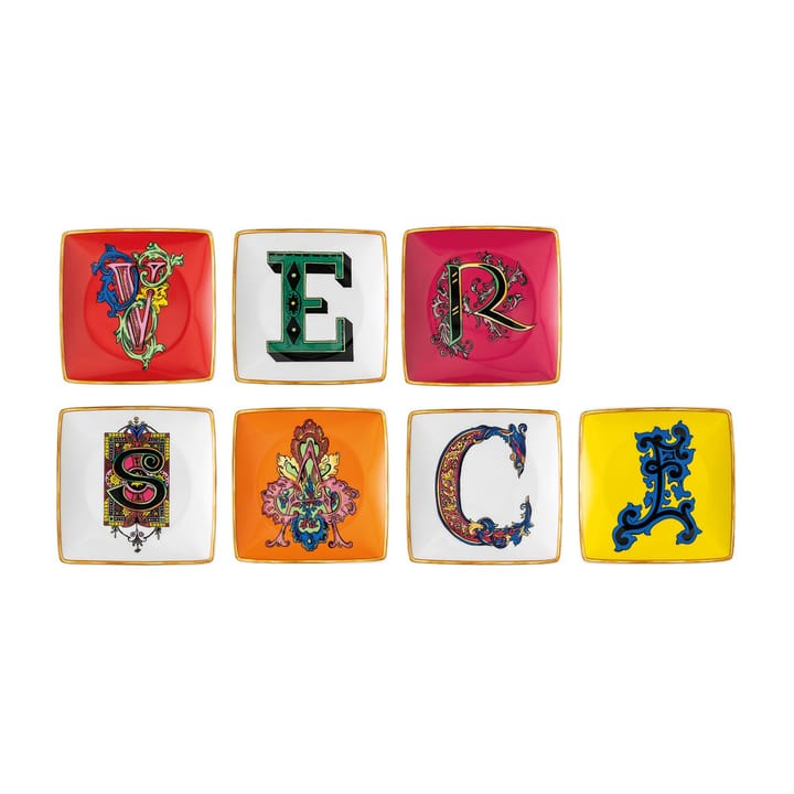 Versace Holiday Alphabet pires 12 cm, lote de 7, Versace Versace