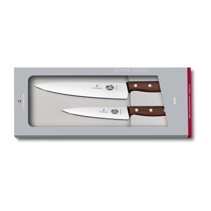 Conjunto de facas de chefe Wood - Aço inoxidável-ácer - Victorinox