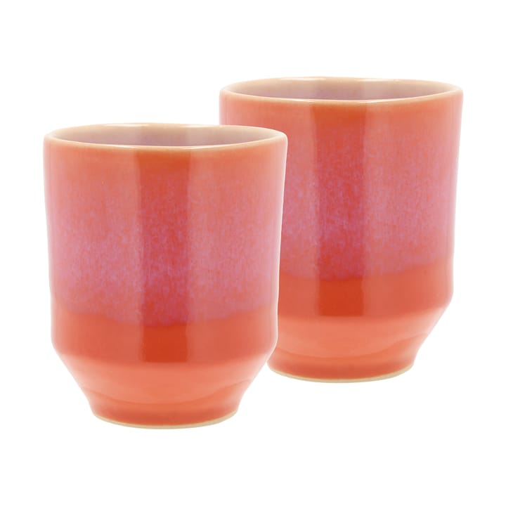 Styles caneca 18 cl 2 un. - Laranja-lilás - Villa Collection