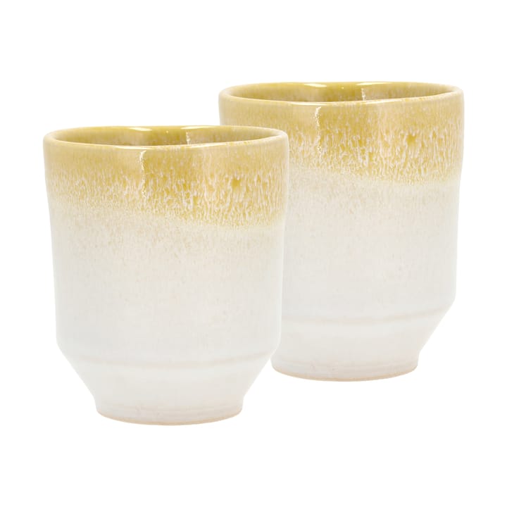 Styles caneca 18 cl 2 un. - Yellow-cream white - Villa Collection