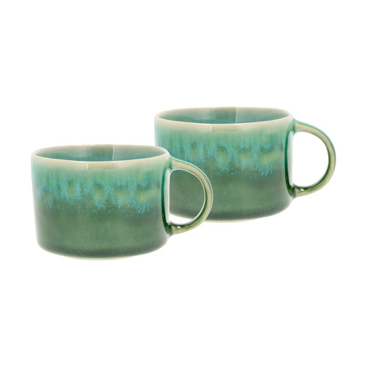 Styles caneca com alça 16 cl 2 un. - Black-blue - Villa Collection