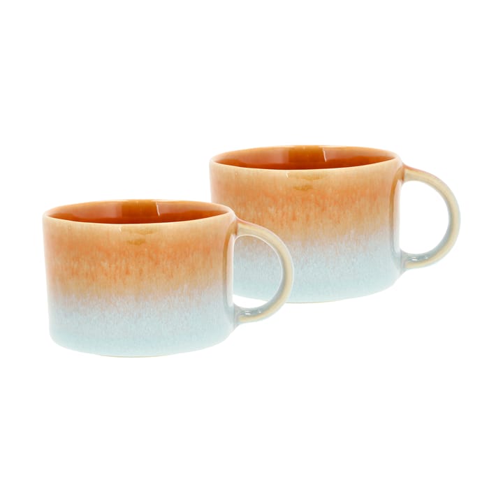 Styles caneca com alça 16 cl 2 un. - Blue-amber - Villa Collection