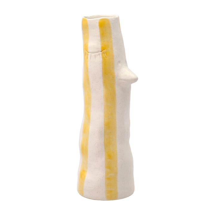 Styles vaso com bico e pestanas 34 cm - Amarelo - Villa Collection