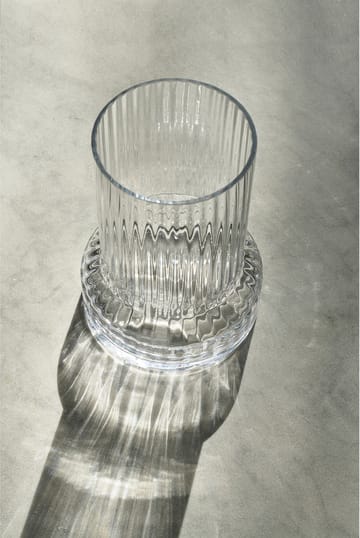 Vaso de vidro com padrão Hvils Ø21 cm - Clear - Villa Collection