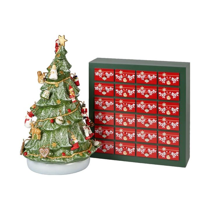 Calendário do Advento com árvore de Natal Christmas Toys Memory  - verde-vermelho - Villeroy & Boch