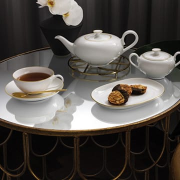 Chávena de chá com pires Anmut Gold - Branco - Villeroy & Boch