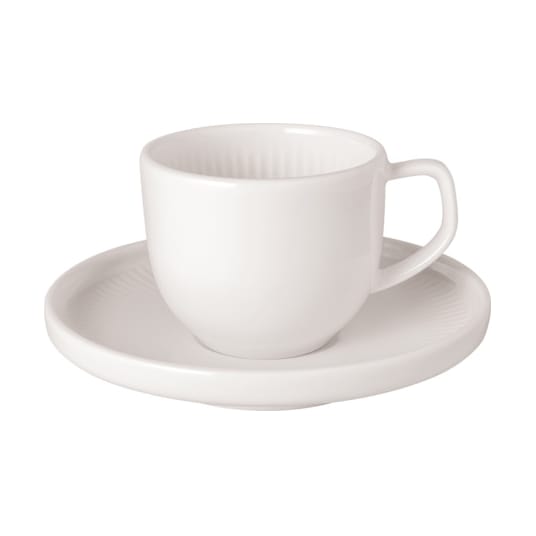 Chávena de espresso Afina 50 ml com pires - White - Villeroy & Boch