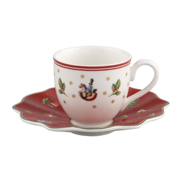 Chávena de expresso e pires Toy's Delight 30 cl - Branco-vermelho - Villeroy & Boch