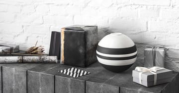 Conjunto de pratos Iconic La Boule, 7 peças - Preto-branco - Villeroy & Boch