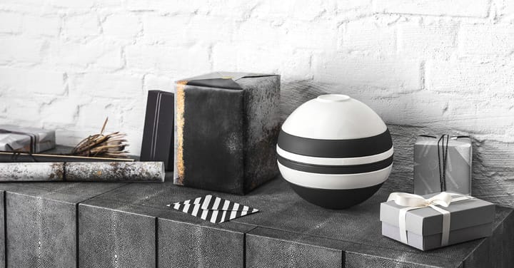 Conjunto de pratos Iconic La Boule, 7 peças - Preto-branco - Villeroy & Boch