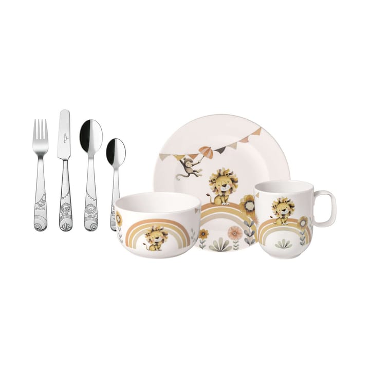 Conjunto infantil Roar like a Lion - 7 peças - Villeroy & Boch