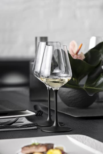 Copo de vinho branco Manufacture Rock 38 cl, 4 un. - Transparente-preto - Villeroy & Boch