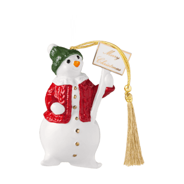 Enfeite de Natal boneco de neve Christmas Classics - Branco - Villeroy & Boch