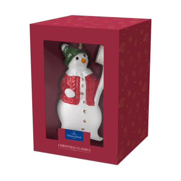 Enfeite de Natal boneco de neve Christmas Classics - Branco - Villeroy & Boch