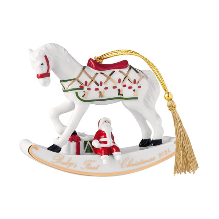 Enfeite de Natal cavalo de balanço Christmas Classics - Branco - Villeroy & Boch