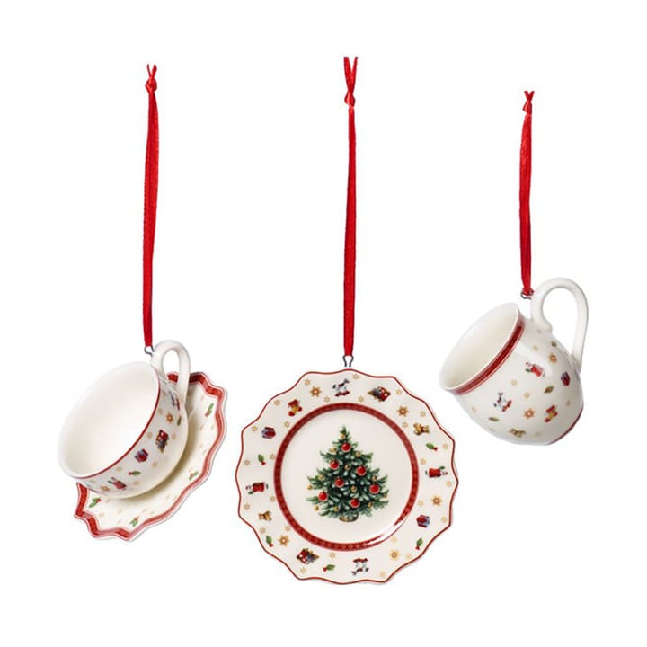 Pingente Árvore de Natal serviço 3 Peças Toy's Delight  - Branco  - Villeroy & Boch