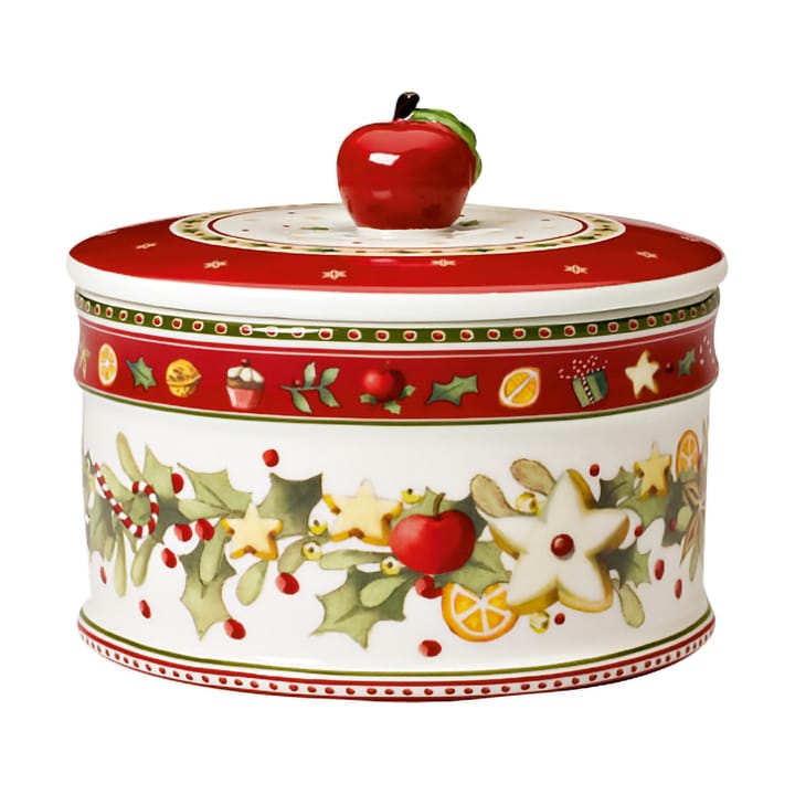 Pote para biscoitos Winter Bakery M 0,55 L, Branco-vermelho Villeroy & Boch