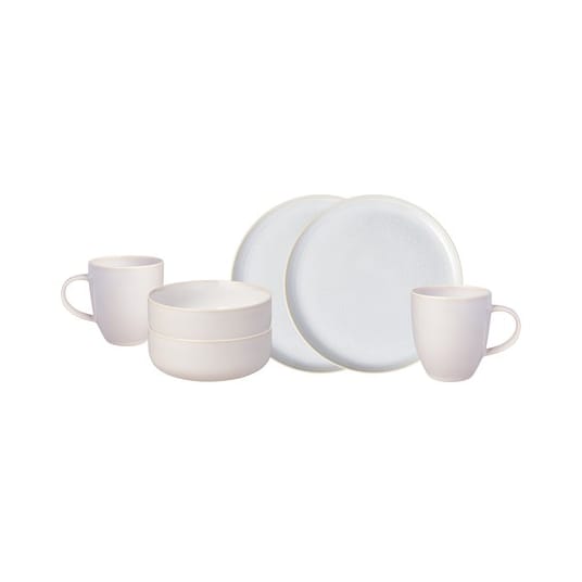 Serviço de mesa Crafted Cotton 6 peças - White - Villeroy & Boch