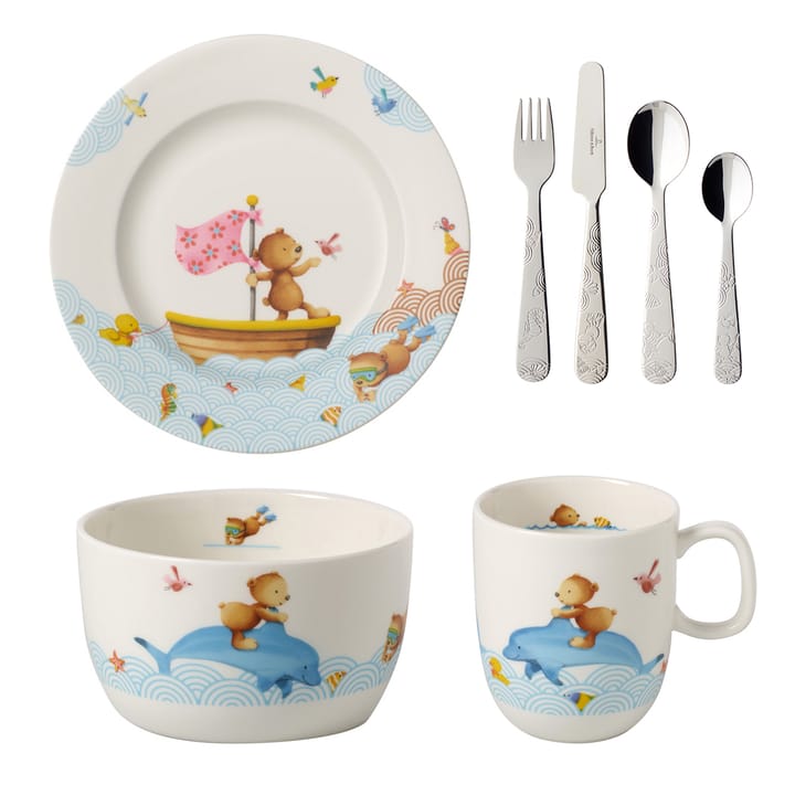 Talheres de criança Hungry as a Bear, 7 peças Villeroy & Boch