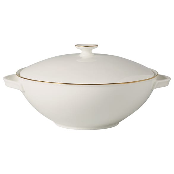 Terrina de sopa com tampa Anmut Gold - Branco - Villeroy & Boch