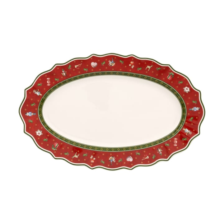 Travessa Toy's Delight M 23,5x38 cm - Branco-vermelho - Villeroy & Boch