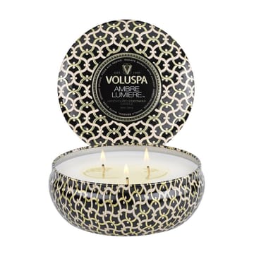 Vela perfumada 3 pavios Maison Noir Tin 40 horas - Ambre Lumiere - Voluspa