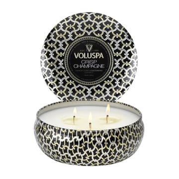 Vela perfumada 3 pavios Maison Noir Tin 40 horas - Crisp Champagne - Voluspa